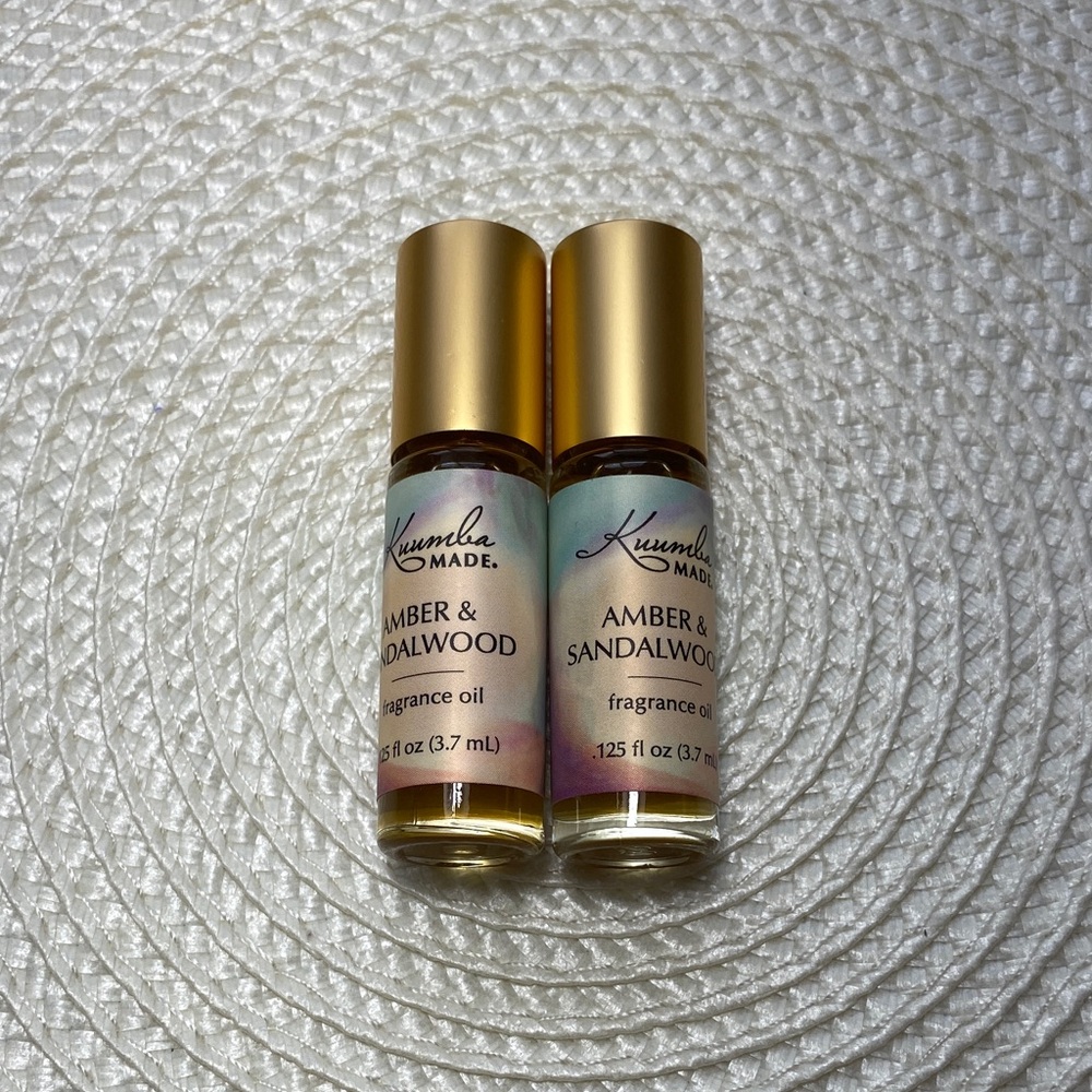 Kuumba made Amber & Sandalwood  fragrance oil .125 fl oz./3.7ml (2X)